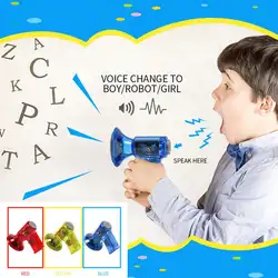 Забавный мультиголосовой чейнджер 3 режима Усилитель Рог Развивающие детские игрушки подарки для детей день рождения