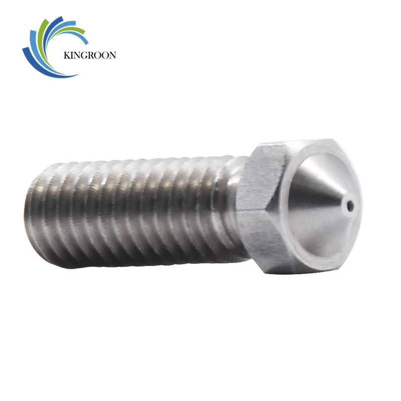 KINGROON الكل العقلية بركان الفولاذ المقاوم للصدأ الفوهات ل 3D طابعة 0.2mm-1.2mm ل 1.75mm اضافية إطالة M6 الفوهات أجزاء 15