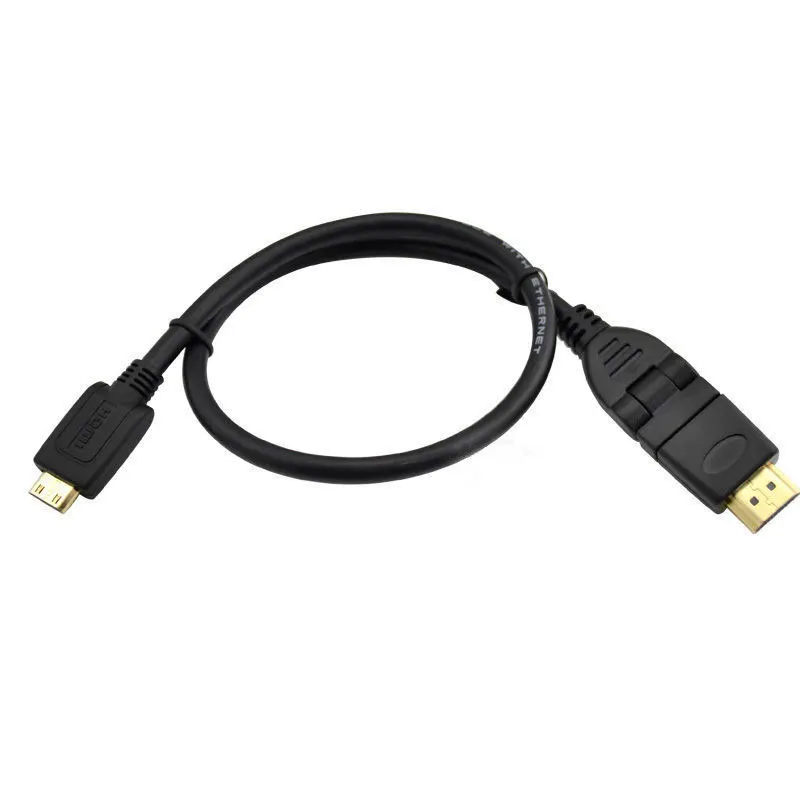 3FT 1m HDMI 360 градусов поворотный Регулируемый угловой штекер к мини кабель |