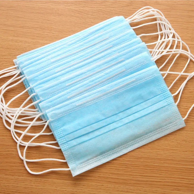 

20PCS Non Woven Disposable Face Mask 3 Layers Medical dental Earloop Anti-Dust Face Surgical Masks