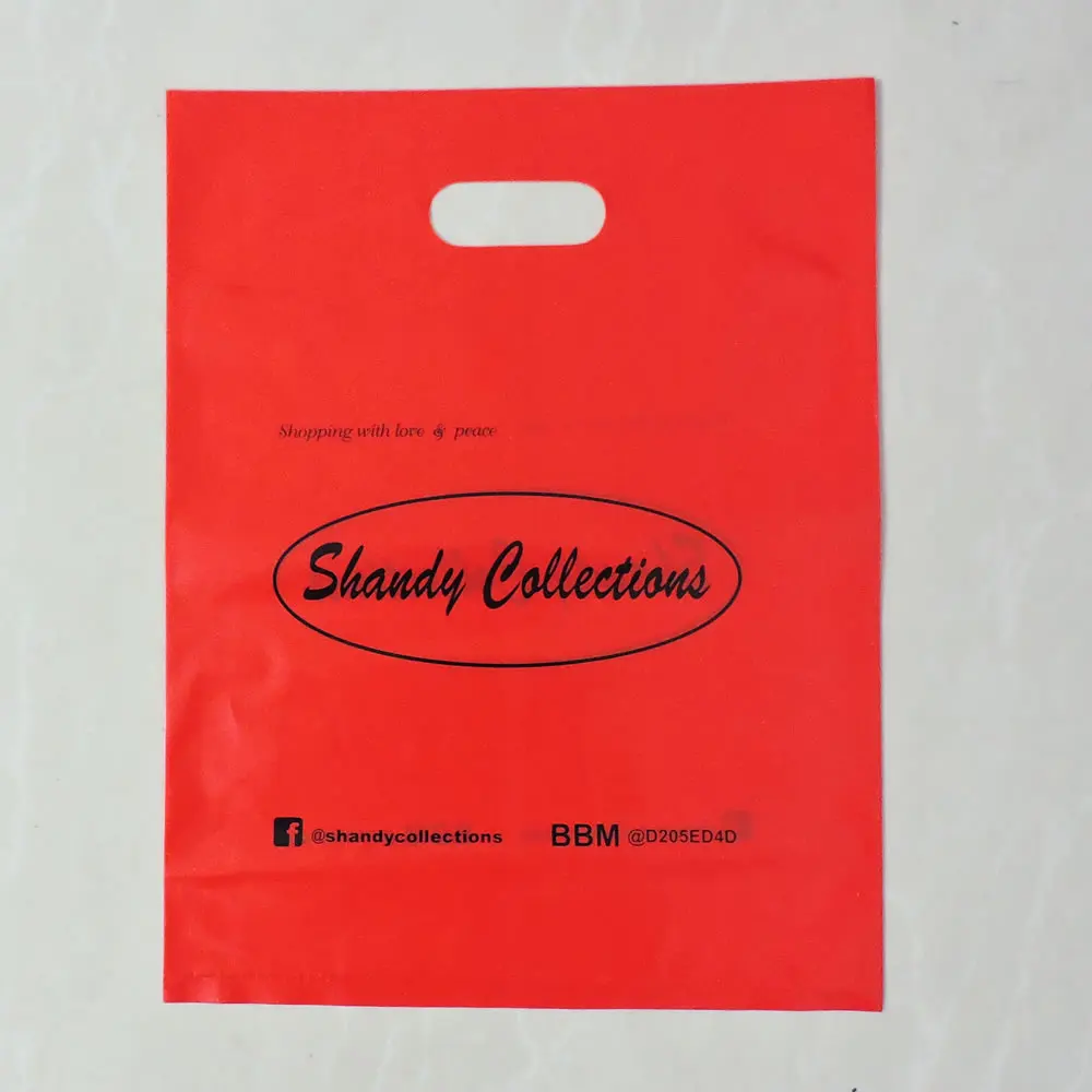 Custom Plastic Bags Logo Minimum Promotional Plastic Bags Logo Shopping Handle Aliexpress