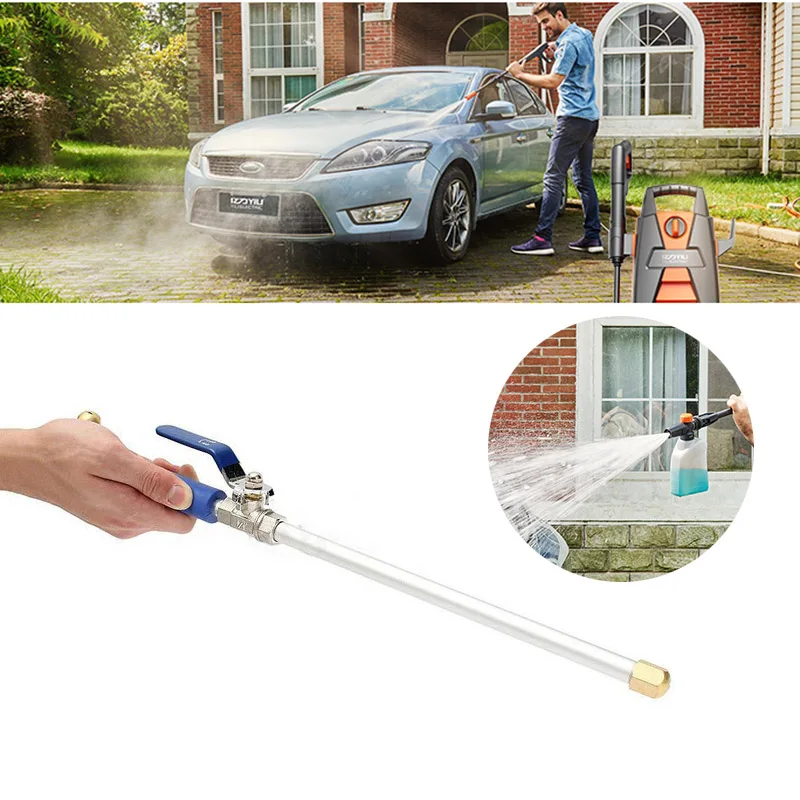 High Pressure Power Washer Spray Nozzle Water Jet Wand Attachment