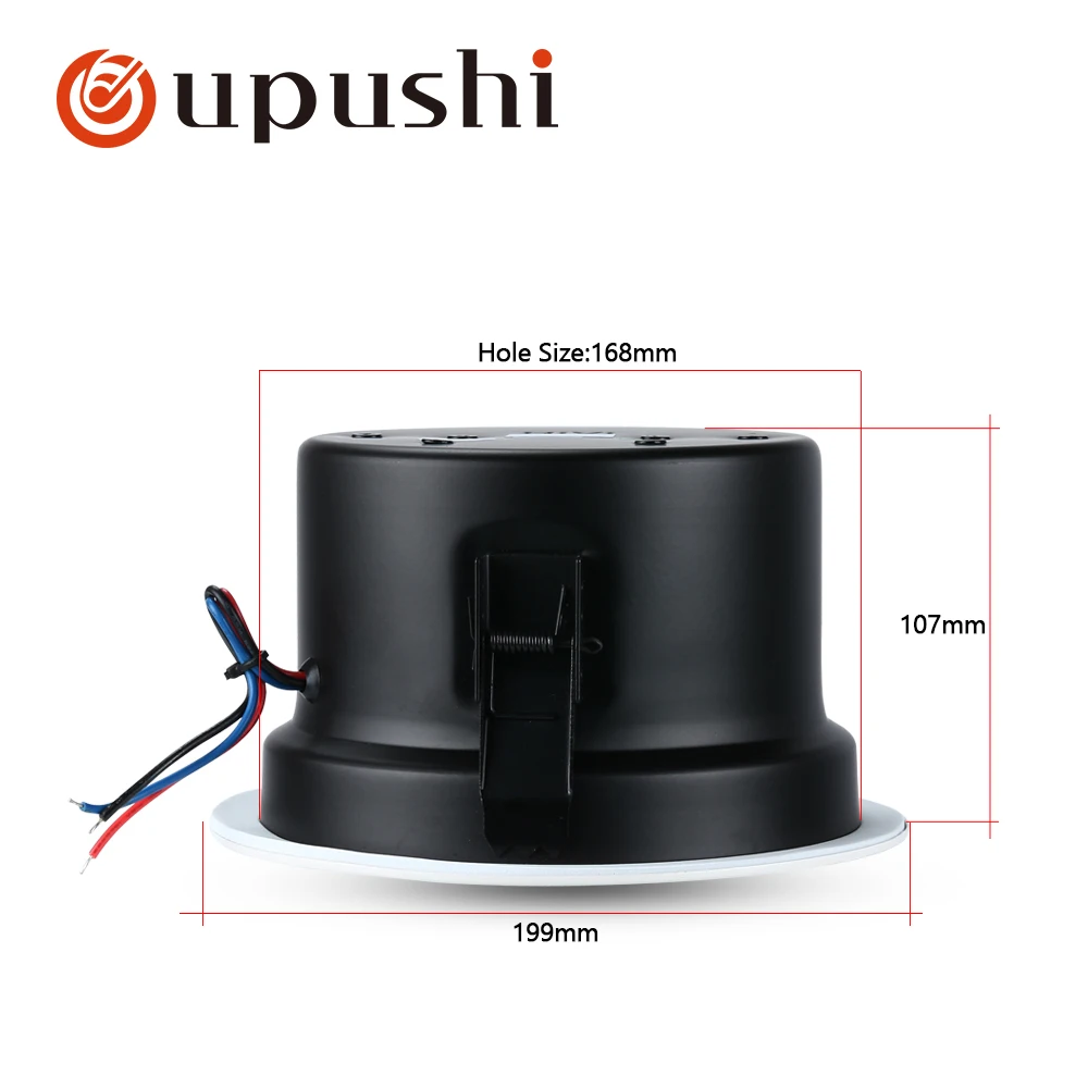 Oupushi Pa System 6w Bathroom Ceiling Speakers 4 5 Inch Full