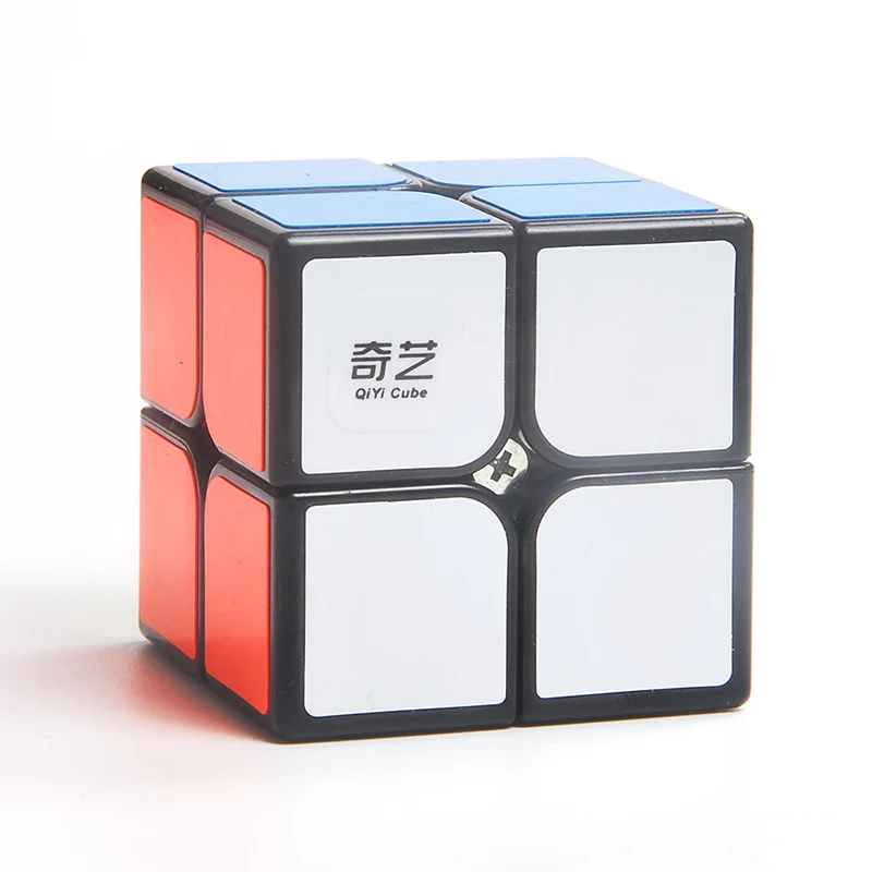 QiYi Профессиональный Скорость Cube 2x2x2 для игрушка-головоломка антистрессовый куб Neo Cubo Magico Стикеры для детей раннего образования деревянная игрушка