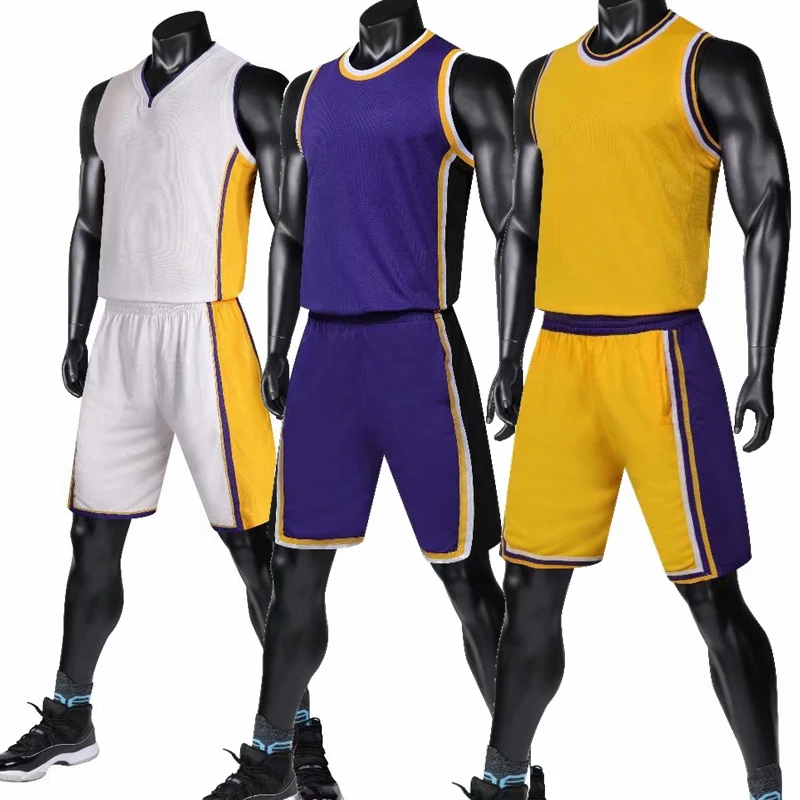 

Men Kids Basketball Uniforms Set Mens Sports Suits Breathable Quick dry Custom Cheap college Basketball Jerseys+shorts XXS-5XL