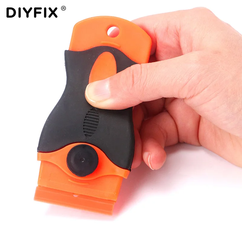 DIYFIX LOCA очиститель клея UV скребковый нож для телефона ЖК-дисплей Сенсорный экран следов клей для очистки набор инструментов для ремонта с 10 штук лезвий