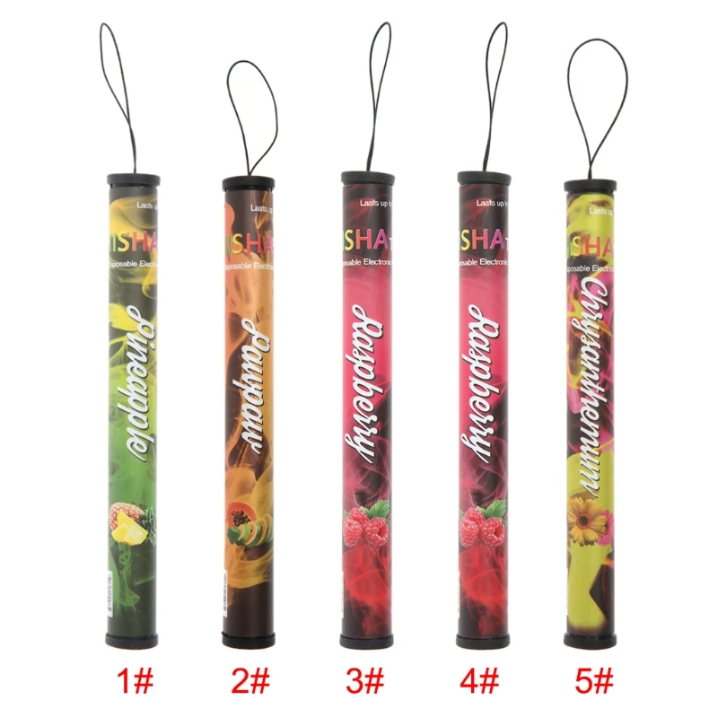 2018 New Fruits Flavor 500 Puffs Disposable Vapor Hookah Electronic