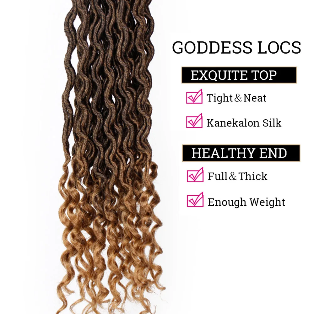 I's a wig Ombre Crochet Braids Faux Locs Hairs Braiding Hair Extensions 24 Strands/pack Synthetic Dreadlocks Hair I's a wig Ombre Crochet Braids Faux Locs Hairs Braiding Hair Extensions 24 Strands/pack Synthetic Dreadlocks Hair