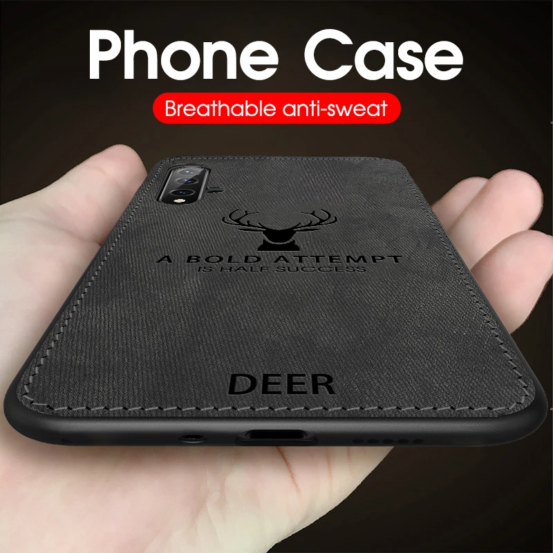 

Case For Honor 20 10 Lite View 20 V20 Carbon Fiber Matte Brushed Soft Silicone TPU Back Cover For Huawei Y7 Prime Y7 Pro 2019