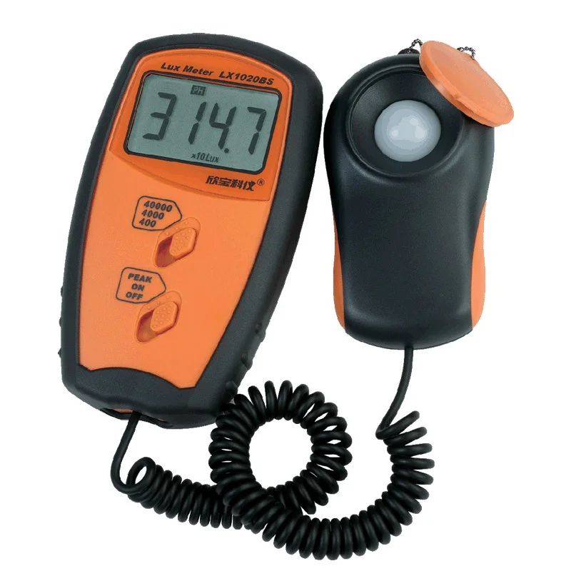 cheap light meter measuring light level electronic lux measurement