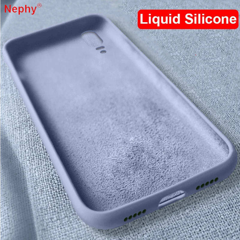 

Liquid Silicone Case for Huawei P30 P20 Pro P10 Plus Mate 20 Lite 9 10 Pro honor 9 10 V10 V20 Luxury Shockproof Cell Phone Cover
