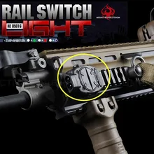 Военная Униформа Night Evolution рейку переключатель тактический фонарь/Строб красный, белый свет ИК зеленого цвета для 20 мм планка Вивера