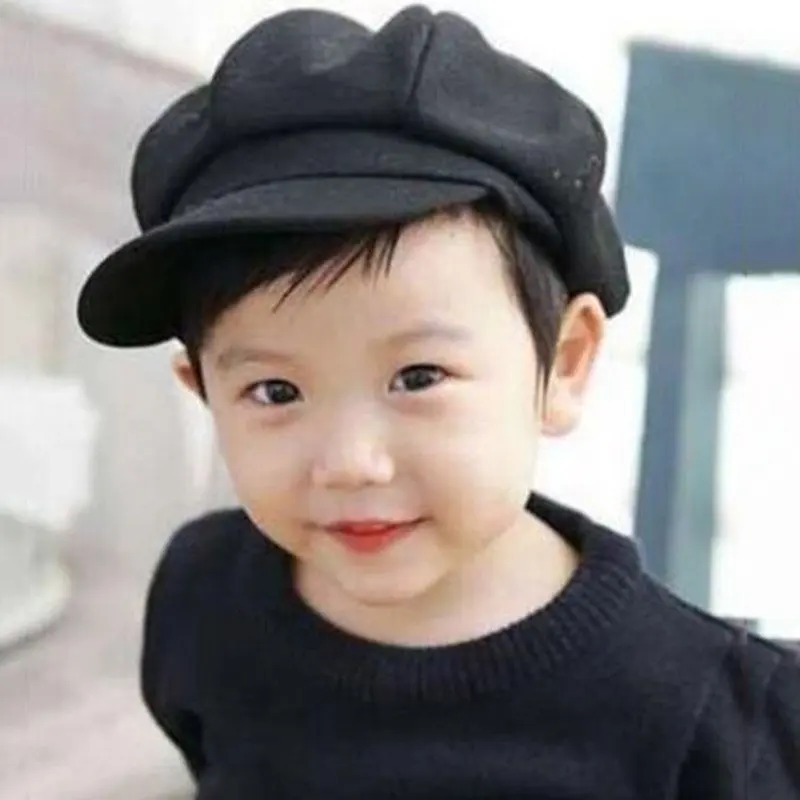 

Fashion 3 Colors Infant Toddler Baby Kids Chapeau Boy Girl Soft Cap Dome Octagonal Hat Baseball Headdress