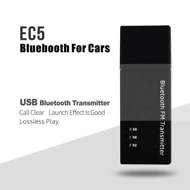 USB автомобильный V4.2+ EDR Bluetooth fm-передатчик USB зарядка радио адаптер