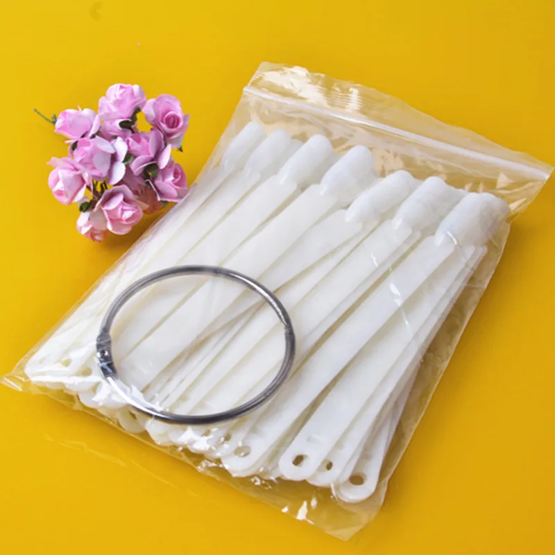 

Hot Sell 50x Fan-shaped Natural False Nail Art Tools Tips Sticks Polish Display