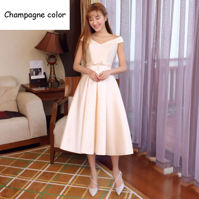 AIJINGYU sexy bridesmaid dress wedding guest formal dresses - Цвет: picture color