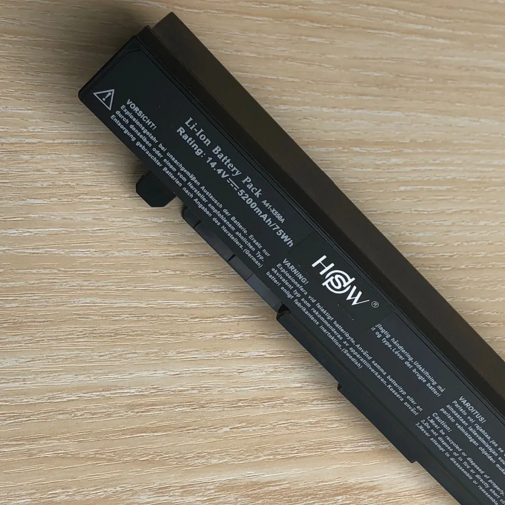 4400mAh 14,8 V Аккумулятор для ноутбука ASUS A41-X550 A41-X550A X550 A450 A550 F550 F552 K450 K55 0 P450 P550 R409 R510 X450 8 ячеек