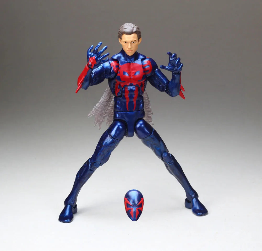 Marvel Legends Spiderman 2099 с головой Тома Холланда Sclup " свободная фигурка