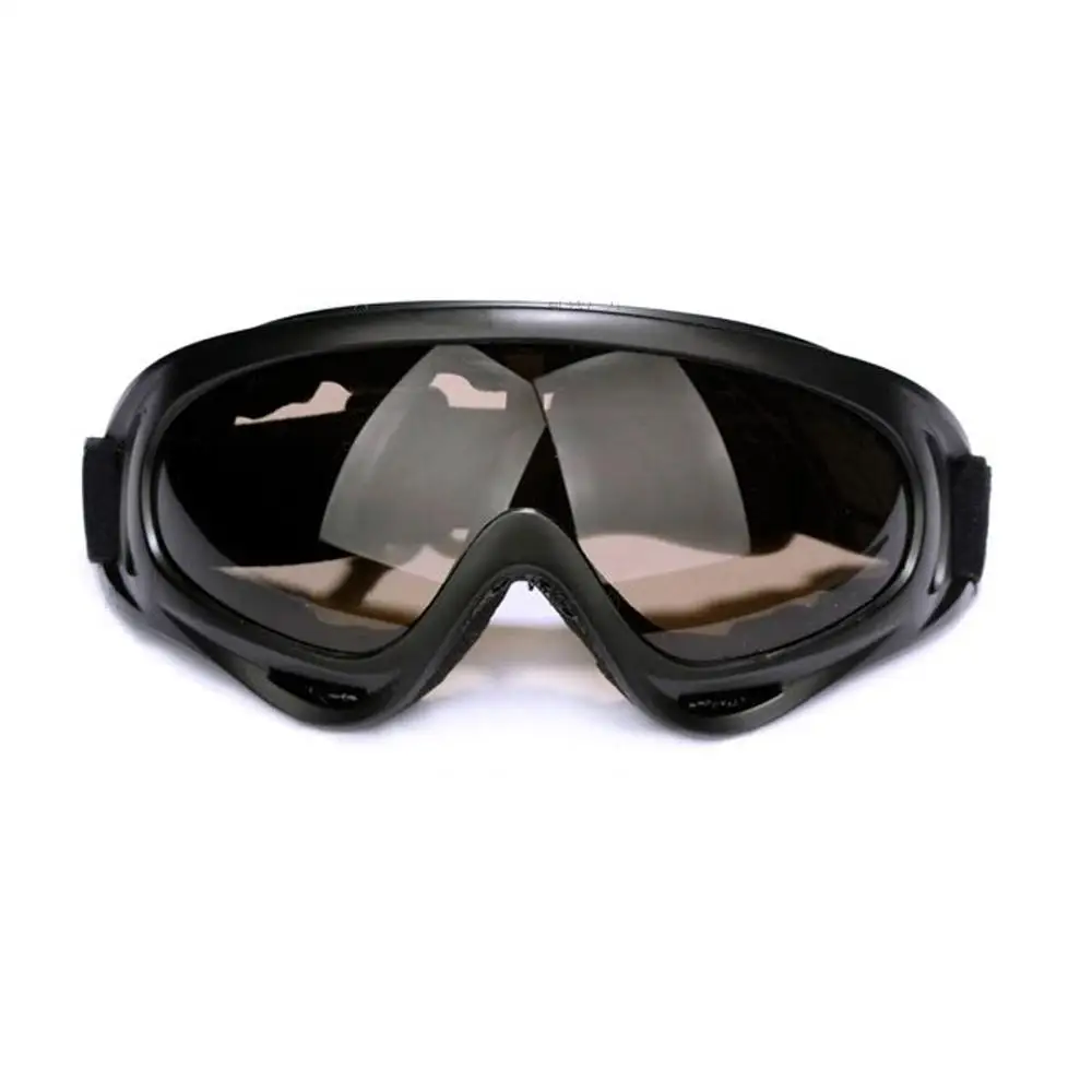 Регулируемый УФ Защитные Открытый Анти-туман мотоцикл очки пылезащитный защитные очки боевой Военная Униформа Тактический gl-04 - Цвет: Brown