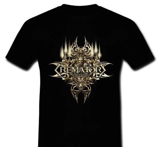 

Crematory Black Pearls Gothic Melodic Death Metal Band T Shirt Tee S M L Xl 2Xl Summer Short Sleeves Fashiont