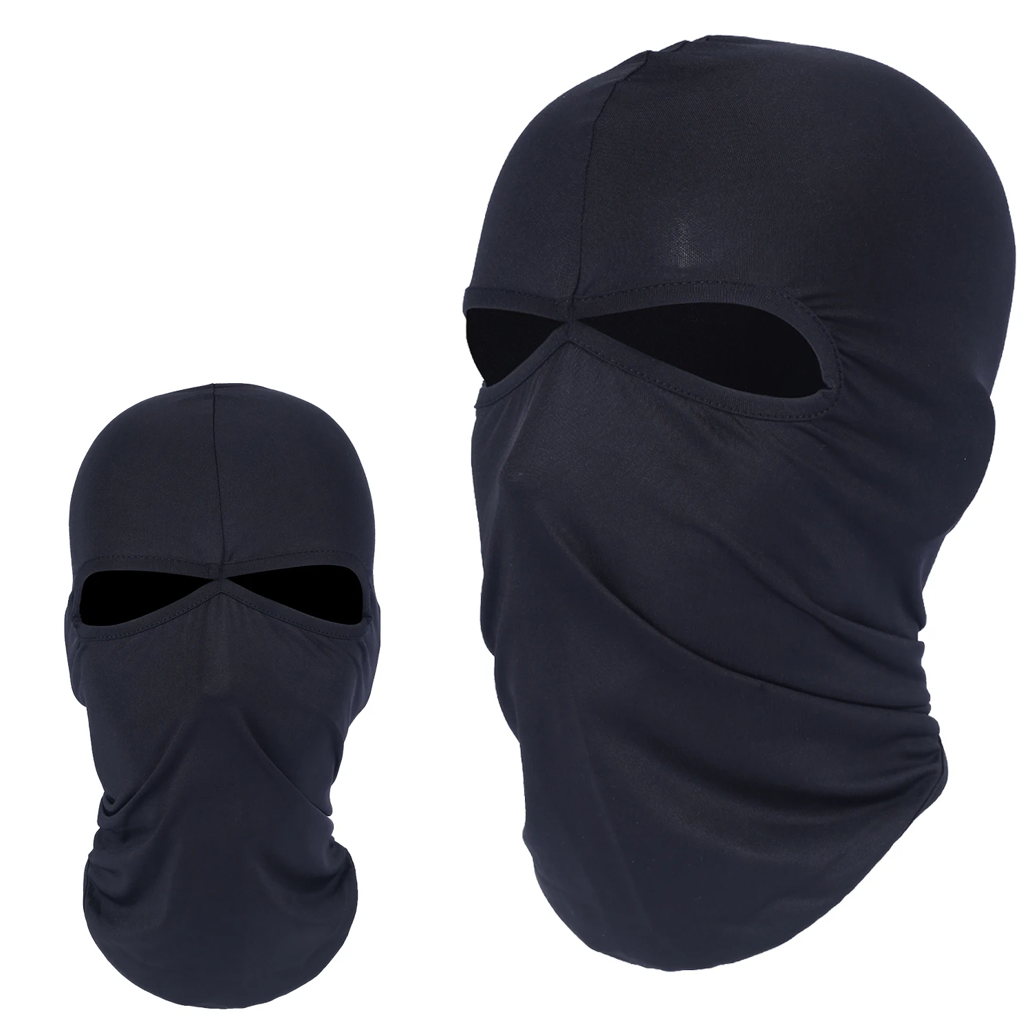 

Balaclava 2 Hole Windproof Hats Cap Tactical Army Airsoft Bicycle Paintball Helmet Liner Protection Full Face Mask for Men Women