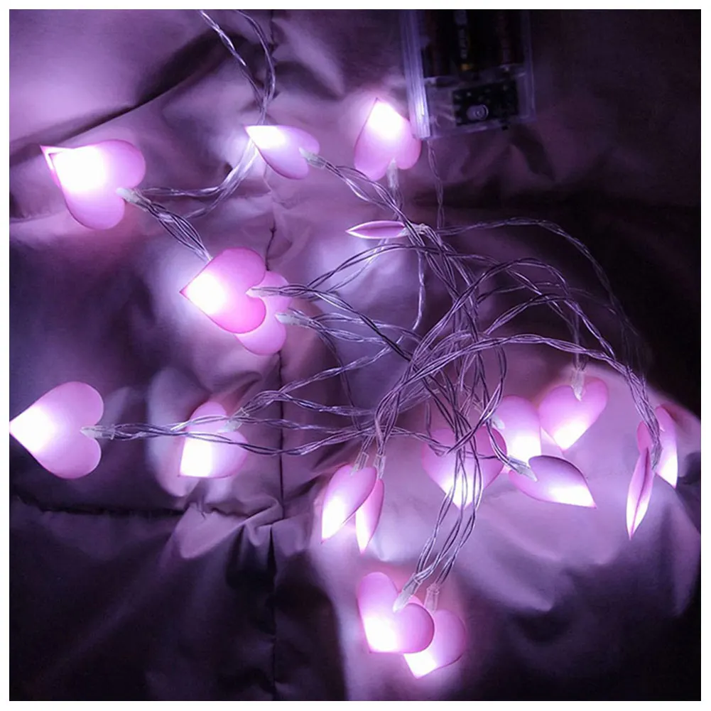 

LED String Light Lamp Heart Shape Room Garden Christmas Wedding Party Decoration @8 JDH99