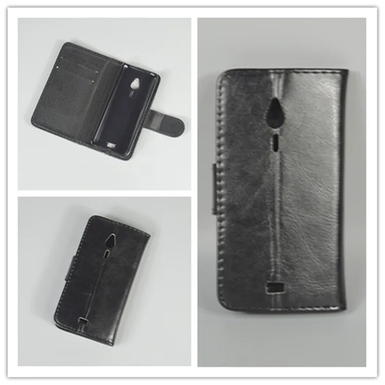 

Crystal grain wallet case hold two Cards with 2 Card Holder and pouch slot for Nokia 230 / 230 Dual SIM