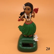 Экологическая Солнечная Hula девушка поплавок качающаяся игрушка прочная Танцующая машинка Декор