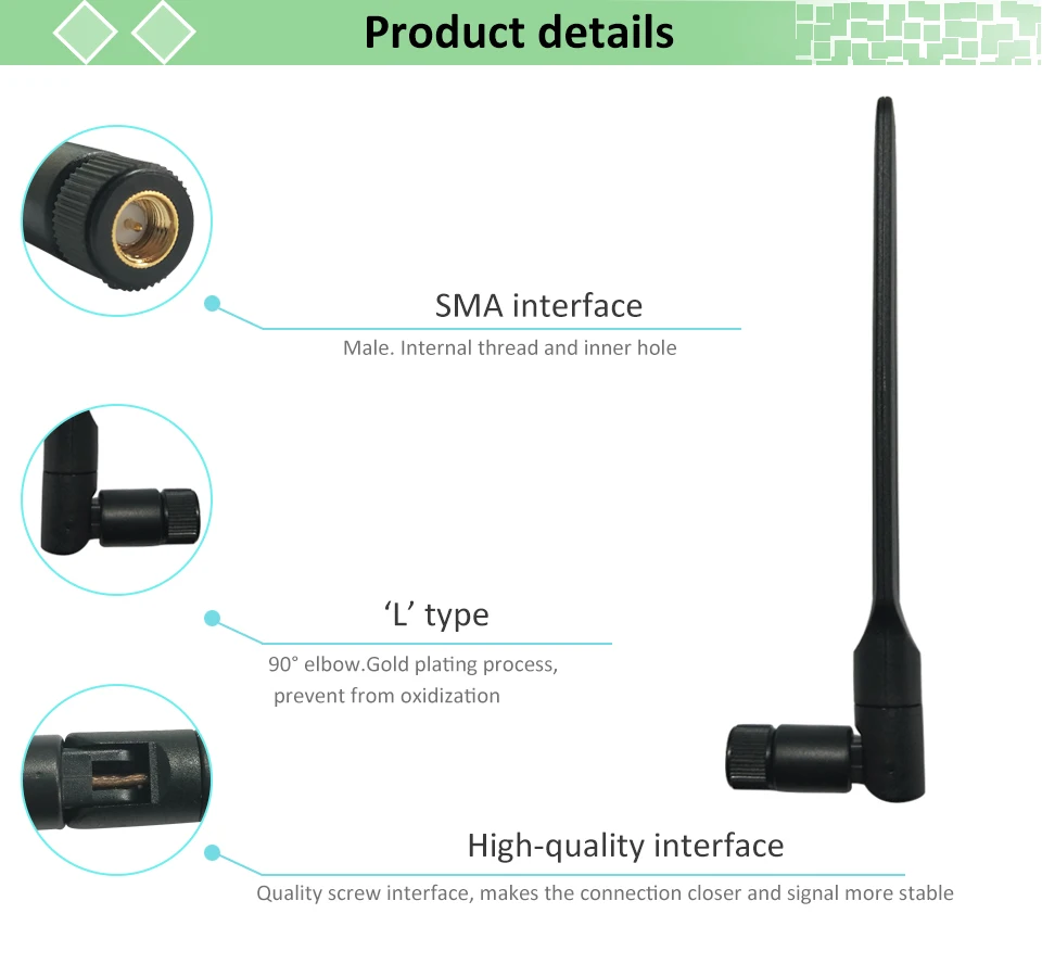 1 шт. 4 г Lte телевизионные антенны 5dbi Sma штекер antena направленного внешний antenne для маршрутизатор беспроводной lte-модем ретранслятор