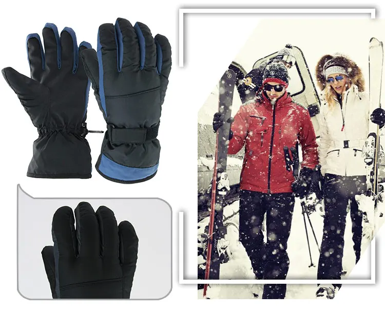 OZERO Winter Gloves Warm Ski Skiing Snowboard Motorcycle Riding Sports Windproof Waterproof Gloves For Woman 9011