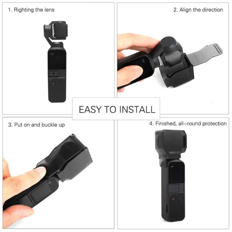 Camera Lens Cover Hood Guard Cap Protector Dustproof Scratch Resistant Gimbal for DJI OSMO POCKET