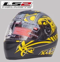 Free shipping authentic LS2 FF350 motorcycle helmet helmet full helmet Specials / Asian flash black / yellow Foliage