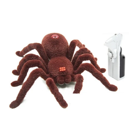 

Trick toys Funny Spoof Toys Simulation Soft Scary spider Horror Toy For kids outdoor fun play games