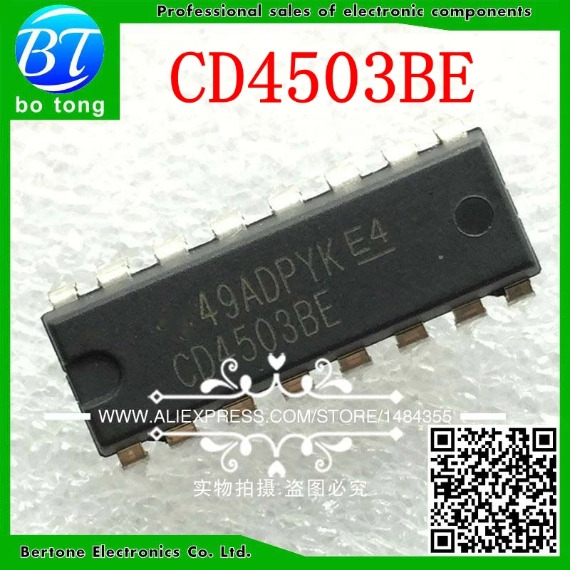 

Драйвер 50 шт./лот CD4503BE CD4503 4503 4503B 4503BE DIP-16