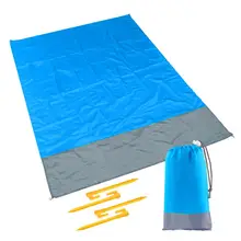 Водонепроницаемая пляжная подстилка на открытом воздухе Портативный Пикник анти свободный от песка коврик на открытом воздухе палатки газон Пикник коврики коврик для кемпинга пикника Одеяло