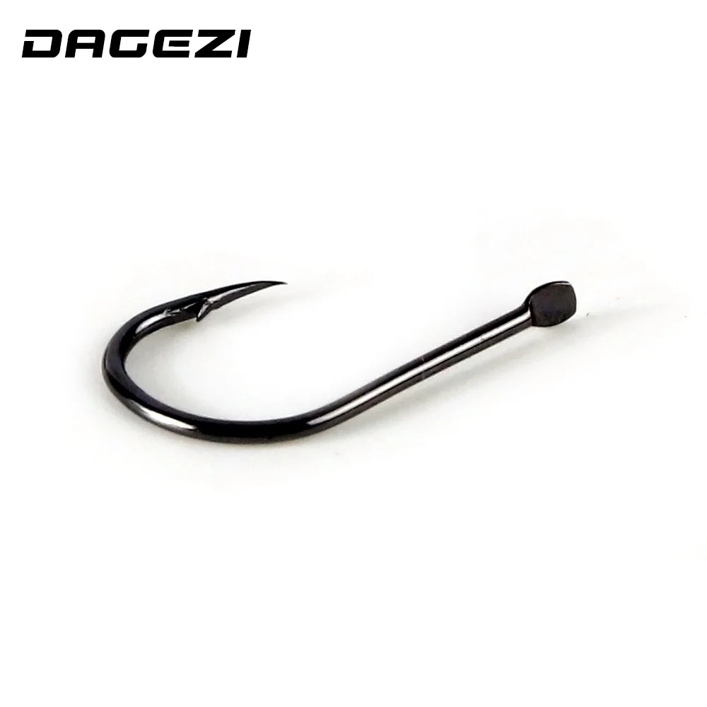 DAGEZI 500 шт./компл. 10 Размер #3 ~ 12 Высокоуглеродистая сталь для ловли карпа|carp fishing