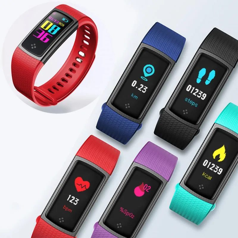 

Professional Level Smart Band Heart Rate Blood Pressure Oxygen Saturation Ip67 Waterproof Digital Watches Smart Watch Men Woman
