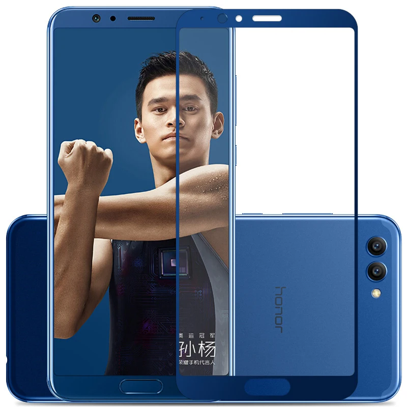3D закаленное стекло для Huawei Honor View 10 полное покрытие 9H защитная пленка