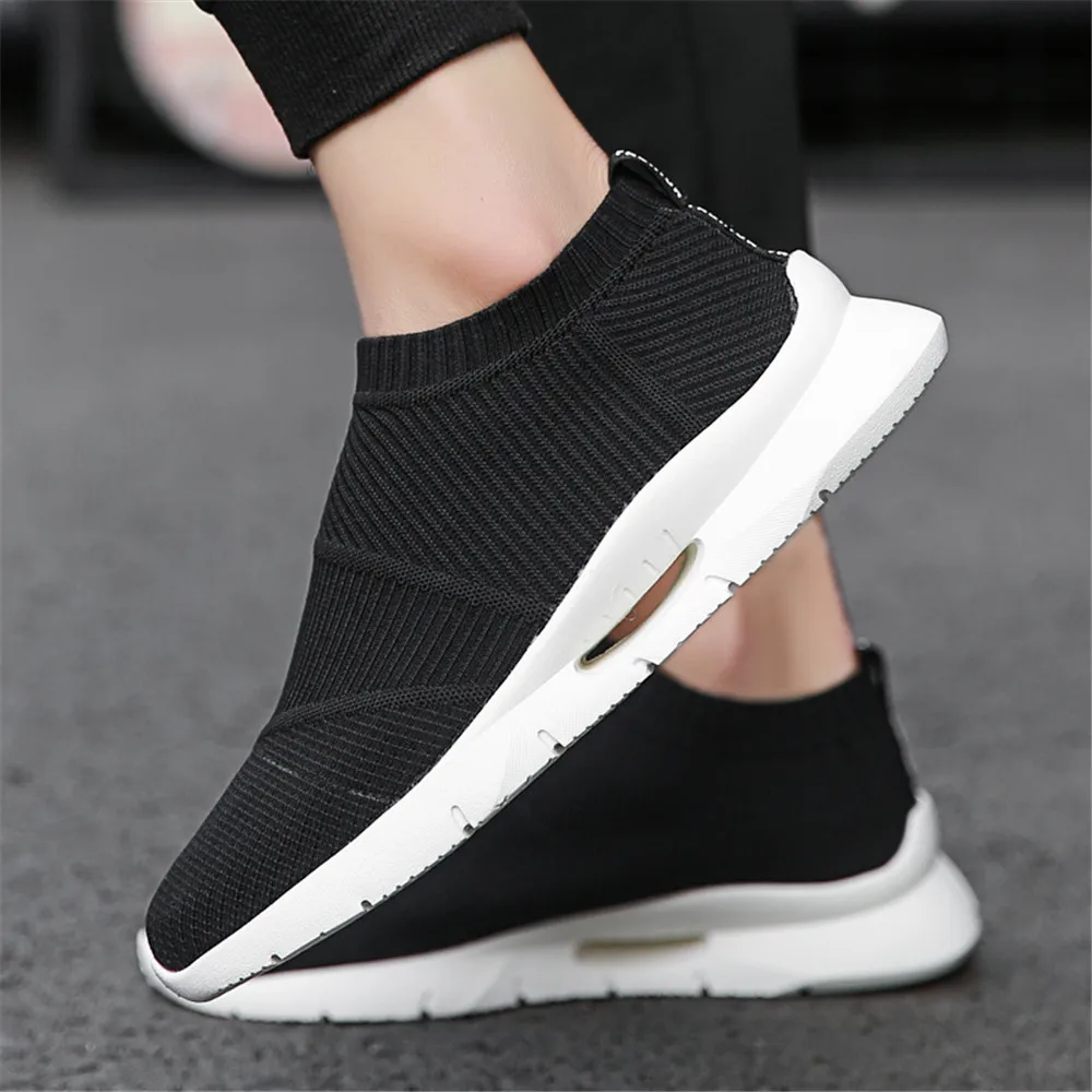 Men Fly Knitted Shoes For Man Sneaker Male Fashion Sock Shoes ...