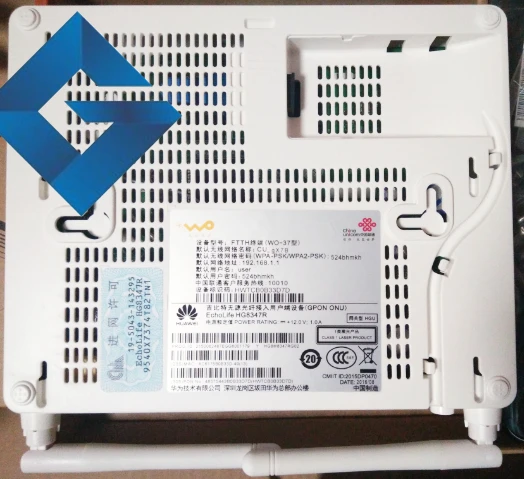 Оригинал Hua wei HG8347R GPON ONU ONT с 1 GE + 3 fe LAN портами * телефонный порт wifi английская