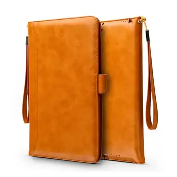 

Multifunction Retro Handheld Leather Case for Apple iPad Pro Luxury Strap Card Business Smart Cover for New iPad Pro 9.7 inch