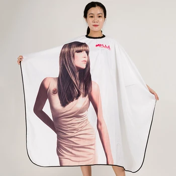 

Salon Barbers Hairdressing Cape Gown Hair Cutting Shampoo Perm Coloring Dye Cloth Apron Hairdresser Hair Styling Tool UN747