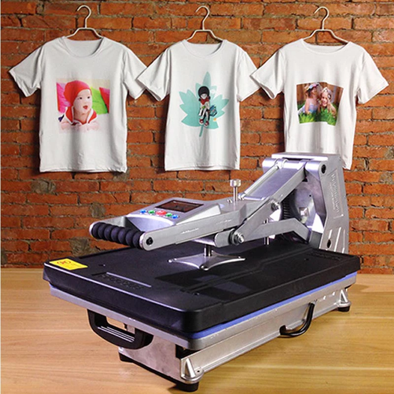 ST 4050A 40x50CM Hydraulic Sublimation Printer Heat Press Machine T shirt Printing Machine Phone Case Bag
