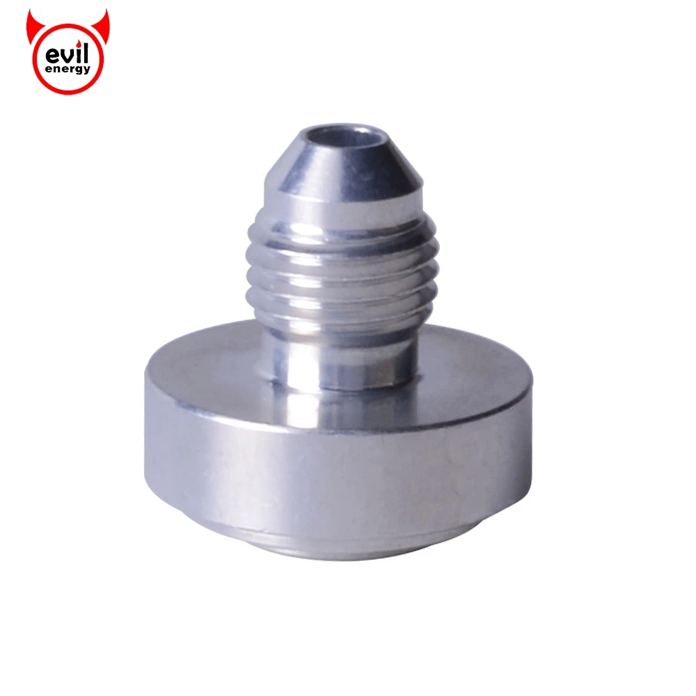 EVIL ENERGY 6AN Male Weld On Fitting Bung Hose Adapter Fuel Oil Aluminum Pack Of 2