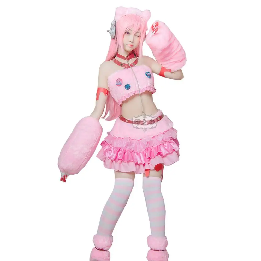 Супер SONICO GRG Racing queen Genus gmomy Bear карнавальный костюм - Цвет: Розовый