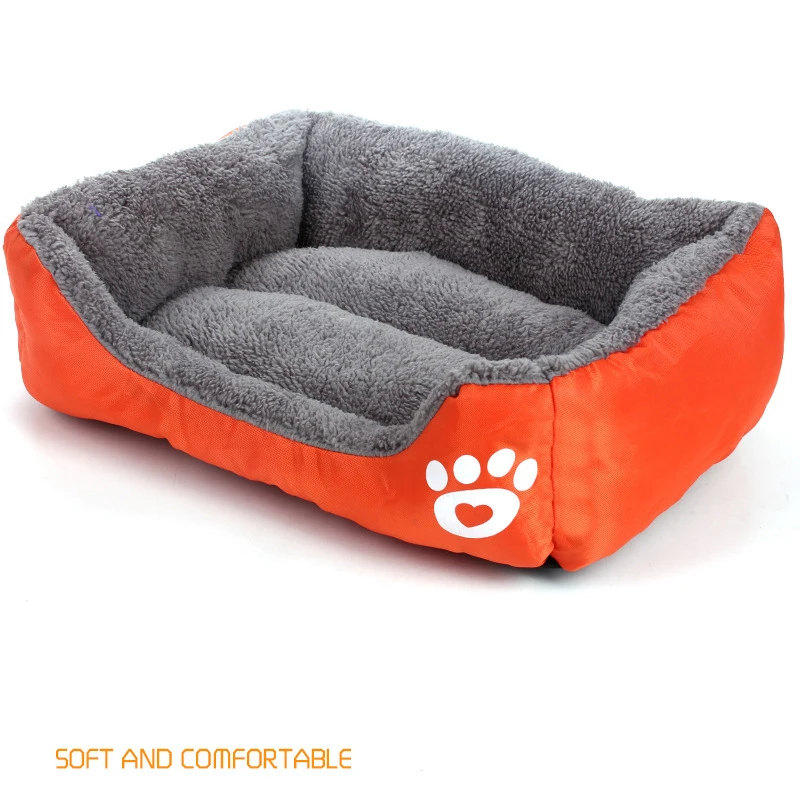 cheap Pet Sofa Dog Beds Waterproof Bottom Soft Fleece Warm Cat Bed House Pet Nest For Small Dogs Drop shipping cama perro