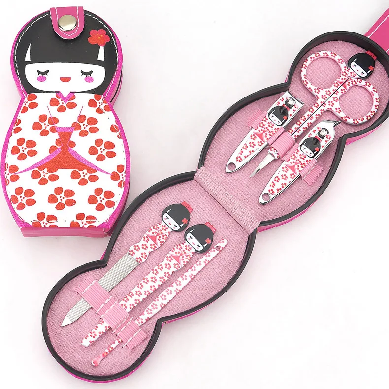 100-sets-Russian-Doll-Manicure-Pedicure-Set-Nail-Clippers-Scissors-Grooming-Tools-Tweezers-Wedding-Favor-Gift (2)