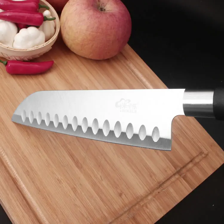 Mikala, набор кухонных ножей из нержавеющей стали, 3 шт., нож сантоку, нож для нарезки, нож для очистки овощей, маленькие овощные ножи