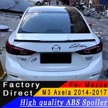 

For Mazda 3 M3 Axela 2014 to 2017 year spoiler High quality ABS material Rear wing spoiler Primer or any color for Mazda 3 Axela