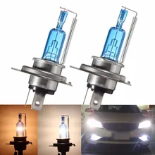 Farol automotivo, farol de led alto/lo h4 6000k 35w super brilhante branco para carro lâmpada dc12v 3.5a estilo do carro